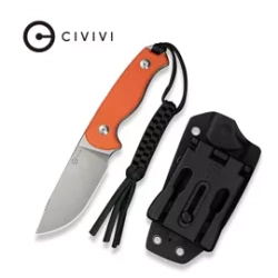 Civivi Timberbark Knife Orange G10, Satin 14C28N (C23094-2)