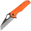 Bestech Operator Knife Orange G10, Satin/Black D2 (BG36D)