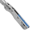 Microtech MSI S/E Knife Marfione Select Stonewashed Frag Titanium, Blue HW, Stonewashed M390MK by Tony Marfione (210-10FRMS2)