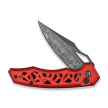 Civivi Anaaki Knife Red Aluminum, Damascus (C24039-DS1)