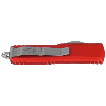 Nóż automatyczny OTF Microtech UTX-85 D/E Red Aluminium, Satin M390 (232-4RD)