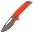 CIVIVI Knife Odium Orange G10, Stonewashed by Ferrum Forge Knife Works (C2010B)
