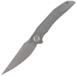 Bestech Samari Grey Titanium, Bead Blasted/Stonewashed M390 by Kombou Knife (BT2009A)