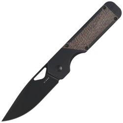 Nóż składany Kizer Militaw Black G10 / Green Micarta, Black Nitro-V by Jonathan Styles (V3634A1)