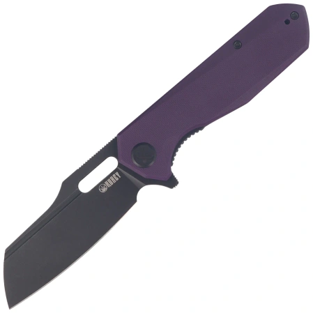 Nóż składany Kubey Atlas Purple G10, Blackwashed 14C28N by Jelly Jerry (KU328M)