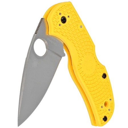 Spyderco Native 5 Salt Yellow FRN, Satin Plain MagnaCut (C41PYL5)