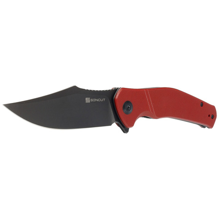 Sencut Episode Burgundy G10, Black Stonewashed 9Cr18MoV (SA04A)