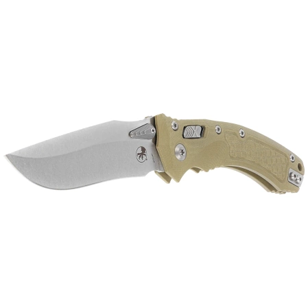 Microtech Amphibian Ram-Lok S/E Frag OD Green G10, Stonewashed M390MK by Tony Marfione (137RL-10FRGTOD)