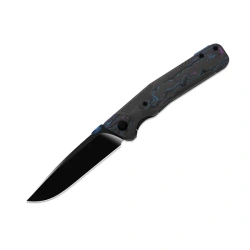 Nóż składany Kizer Sable Chief Black Titanium / Camo Carbon Damtanium, Polished DLC Ultra K390 by Jonathan Styles (Ki3745A1)
