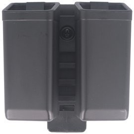 Podwójna ładownica ESP na dwurzędowe magazynki 9 mm Luger / .40 z obrotowym mocowaniem UBC-02, czarna (MH-MH-14)