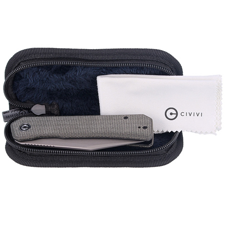 CIVIVI Knife Relic Dark Green Micarta, Gray Stonewashed Nitro-V (C20077B-3)