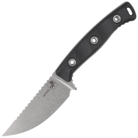Nóż Microtech Akris S/E Black G10, Stonewashed M390MK by Tony Marfione (95-10BK-5)