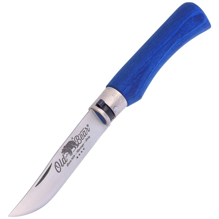 Nóż składany Antonini Old Bear Laminated Blue, Satin Stainless (9307/23_MBK)