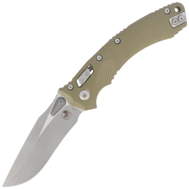 Nóż składany Microtech Amphibian Ram-Lok S/E OD Green Fluted G10, Apocalyptic M390MK by Tony Marfione (137RL-10APFLGTOD)