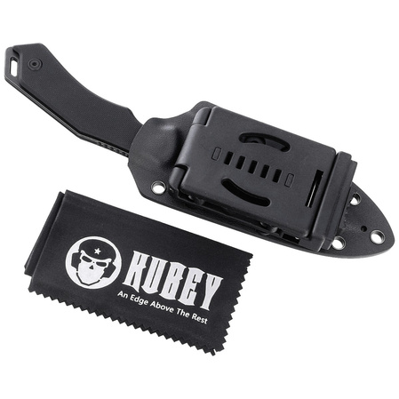 Nóż Kubey Orthodox Black G10, Dark Stonewashed 14C28N by Alexander Popoldnev (KU2108B)