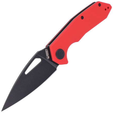 Nóż składany Kubey Coeus Red G10, Dark Stonewashed D2 (KU122H)