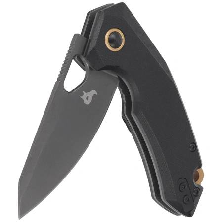 Nóż składany BlackFox The Corner Black G10, Grey Titanium 10Cr15CoMov (BF-787 G10B)