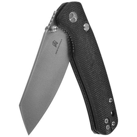 Nóż składany Bestechman Cicada's Wing-TL Black Canvas Micarta, Satin 10Cr15CoMoV (BMK24-M-3)