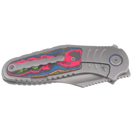Kubey KB Knives Stroller Gray Titanium/Damtanium CamoCarbon, Darkwashed CPM 20CV by Utilizator (KB384B)