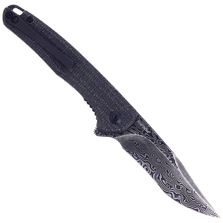 Nóż składany CIVIVI Mini Sandbar Black Micarta, Black Damascus by Eric Ochs (C20011-DS1)