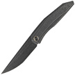 WE Knife Cybernetic LE No 044/205 Black Etching Pattern Titanium, Black Stonewashed CPM 20CV (WE22033-4)