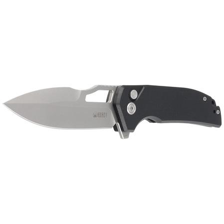 Kubey Knife RDF Black G10, Bead Blasted AUS-10 by HYDRA Design (KU316E)