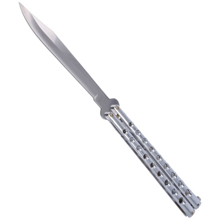 Nóż składany motylek Martinez Albainox Big Balisong Chrom, Mirror Finish (02052-C)