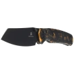 Bestechman Cicada's Wing Knife Dark Gold Resin, Black PVD 10Cr15MoV (BMK06S)
