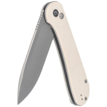 Civivi Button Lock Elementum Ivory G10, Satin 14C28N (C2103E)