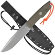 Extrema Ratio F.O.K. Outdoor Knife Green Forprene, Stonewashed Nitrogen (04.1000.0202/NIT/SW/GRN)