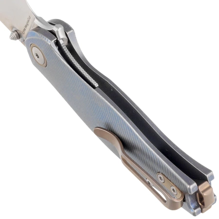 Viper Vale Blue Titanium, Satin MagnaCut by Jesper Voxnæs Knife (V6004TIBL)