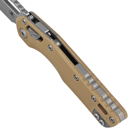 Microtech MSI S/E Knife Tan Fluted G10, Stonewashed M390MK by Tony Marfione (210-10FLGTTA)