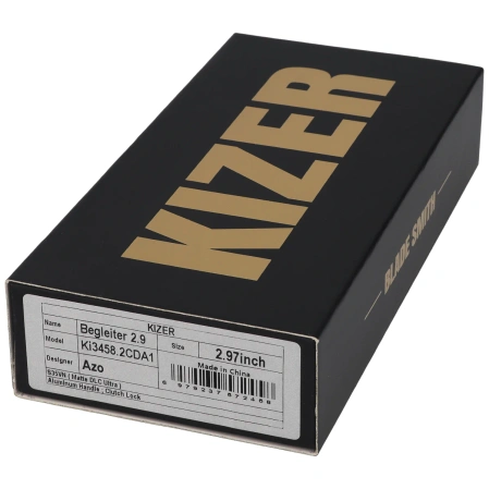 Nóż składany Kizer Begleiter 2.9 CL Blue Aluminium, Matte DLC Ultra CPM S35VN by Azo (Ki3458.2CDA1)