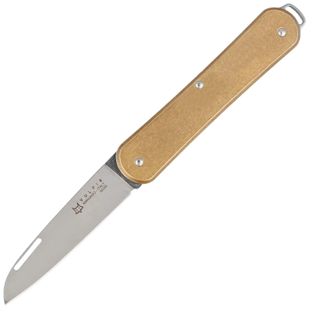Scyzoryk Fox Vulpis Brass, Polished M390 (FX-VP130 OT)
