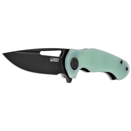 Kubey Dugu Knife Jade G10, Blackwashed 14C28N (KU210K)