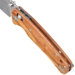 Bestechman Cicada's Wing Knife Olive Wood, Damascus (BMK06-W-2)