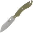 Spyderco STOK Drop Point Old Green G10, Satin 8Cr13MoV by Sjoerd Stok knife (FB50GPOD)
