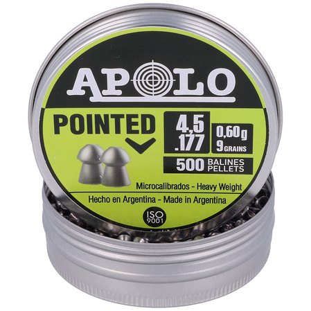 Śrut Apolo Pointed 4.52 mm, 500 szt. 0.60g/9.0gr (19101-2)