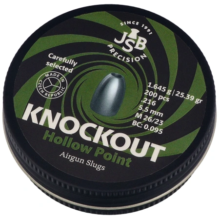 Śrut JSB Slug KnockOut .216 / 5.50 mm, 1.645 g, 200 szt. (546122-200)