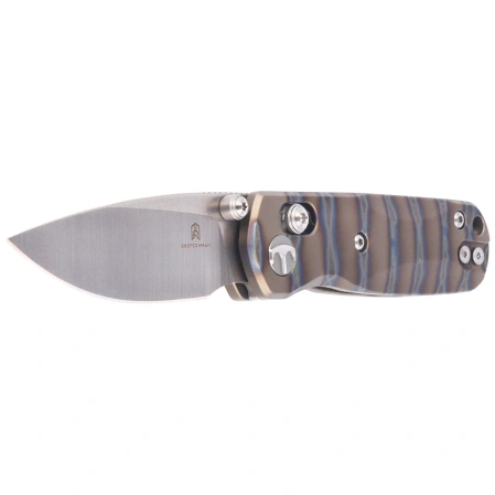Nóż składany Bestechman Sprite Flamed Titanium, Stonewashed/Satin M390 (BMK21C)