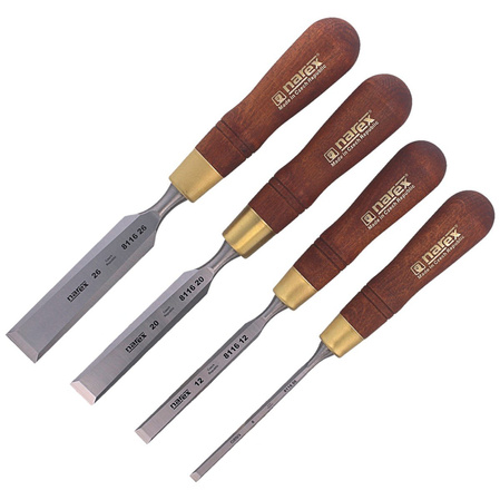 Narex Profi chisel set with side chamfer 6, 12, 20, 26 (863201)