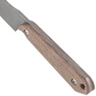 Kizer Mini Harpoon Knife Brown Micarta, Stonewashed AEB-L by Maverick Customs (1040S7)