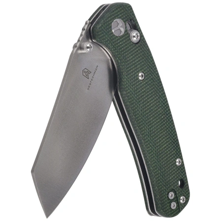 Bestechman Cicada's Wing Knife OD Green Micarta, Satin 10Cr15MoV (BMK06-M-2)