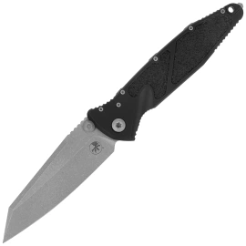 Microtech Socom Elite S/E-M Warcom Signature Knife Black Aluminum, Apocalyptic M390MK by Tony Marfione (259-10APS)