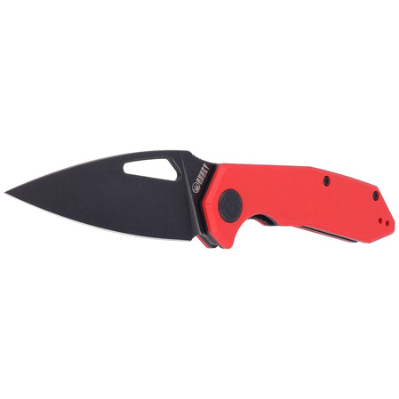 Kubey Knife Coeus Red G10, Dark Stonewashed D2 (KU122H)