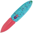 Bestech QUQU Blue/Printed Sprinkle Pattern G10, Pink 14C28N by Gogo Knife (BG57C-1)
