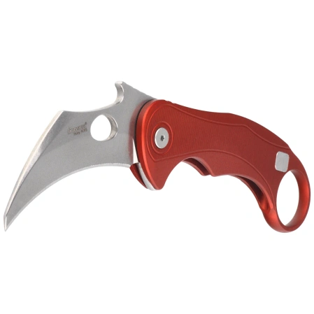 LionSteel L.E.One Mid Karambit Knife Red Aluminium, Stonewashed M390 by Emerson Design (LE2 A RS)
