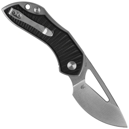Bestechman Triassic Knife Black G10, Satin 14C28N by Denis Simonutti (BMK17A)