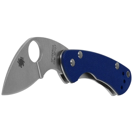 Spyderco Balance Sprint Run Cobalt Blue G10, Satin CPM SPY27 by Ed Schempp (C141GPCBL)