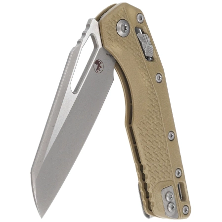 Nóż składany Microtech MSI S/E OD Green Tri-Grip Polymer, Apocalyptic M390MK by Tony Marfione (210T-10APPMOD)